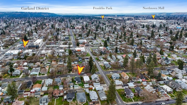 613 W Kiernan Ave, Spokane, WA 99205 - aerial view of property's location