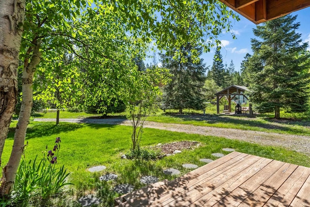 1100 Graham Rd, Cusick, WA 99119 - view of grassy yard with a gazebo