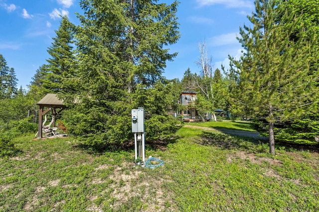 1100 Graham Rd, Cusick, WA 99119 - view of green lawn with a gazebo