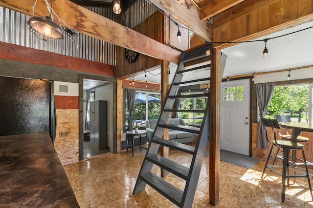 1100 Graham Rd, Cusick, WA 99119 - stairs featuring a high ceiling