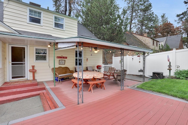 1211 W 17th Ave, Spokane, WA 99203 - deck with outdoor dining space