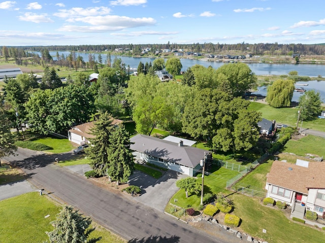11132 S Silver Lake Rd, Medical Lake, WA 99022 - aerial view of property's location with a large body of water