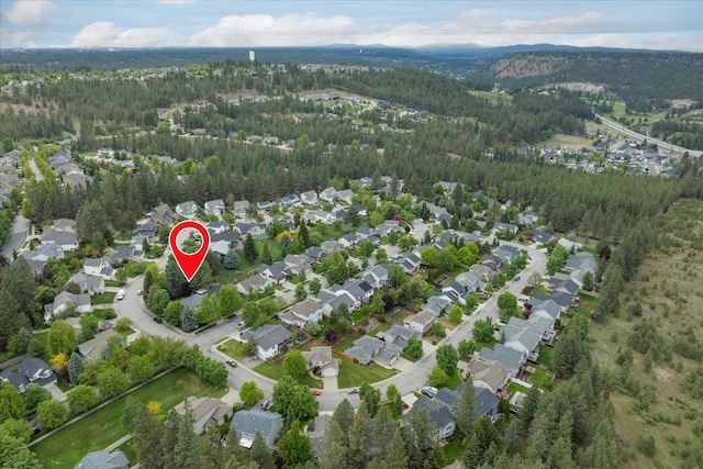 6730 S Moran View St, Spokane, WA 99224 - view of property location with a forest and nearby suburban area