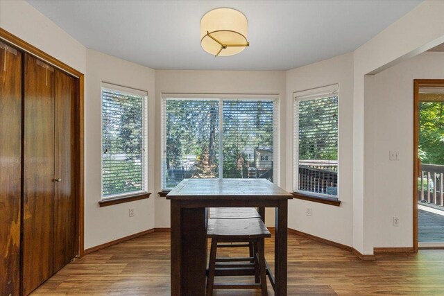 4227 E 38th Ave, Spokane, WA 99223 - dining area featuring wood finished floors and baseboards