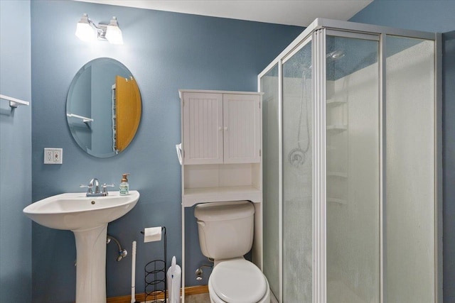 4227 E 38th Ave, Spokane, WA 99223 - bathroom featuring a stall shower and toilet
