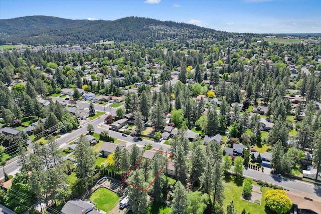 4227 E 38th Ave, Spokane, WA 99223 - drone / aerial view of a mountain backdrop and a forest