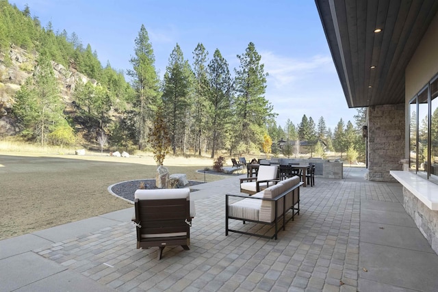 13858 N Boulder Park Ln, Spokane, WA 99208 - view of patio featuring outdoor dining space