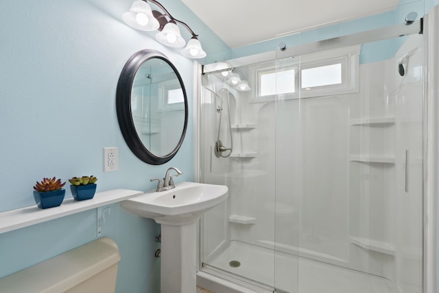 814 N Mamer Rd, Spokane Valley, WA 99216 - full bathroom featuring toilet and a shower stall