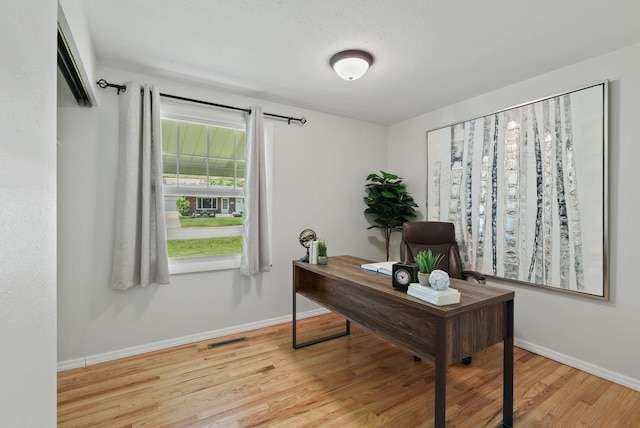 814 N Mamer Rd, Spokane Valley, WA 99216 - office with wood finished floors and baseboards