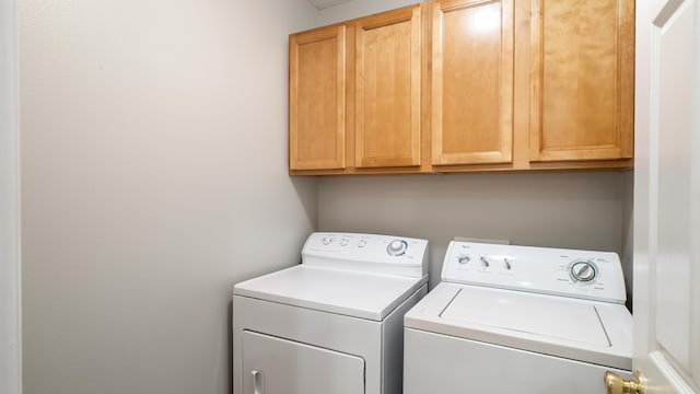 12218 W 10th Ave, Airway Heights, WA 99001 - laundry room featuring separate washer and dryer and cabinet space