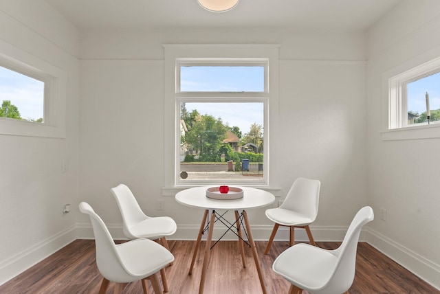 2018 E 6th Ave, Spokane, WA 99202 - dining room featuring wood finished floors and baseboards
