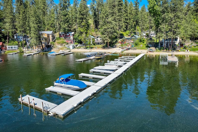 12916 N Newman St, Newman Lake, WA 99025 - dock featuring a water view and view of scattered trees