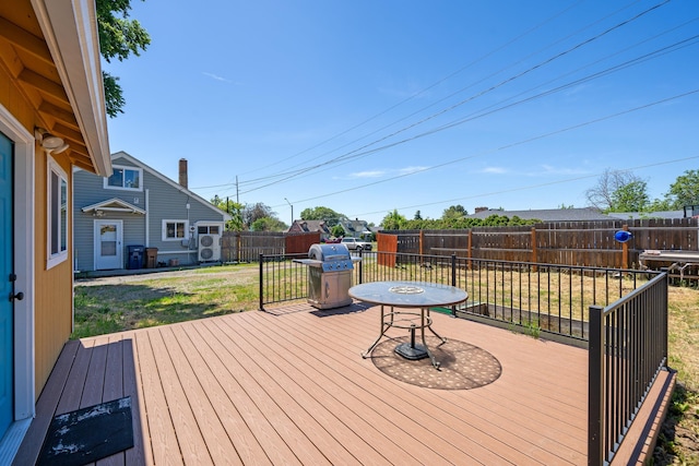 1503 E Dalton Ave, Spokane, WA 99207 - wooden deck with a grill