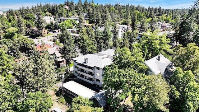 1002 W 7th Ave Unit 301, Spokane, WA 99204 - drone / aerial view of a heavily wooded area