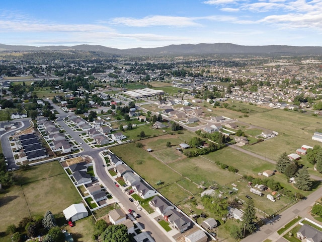1817 N Arties Rd, Spokane Valley, WA 99016 - aerial overview of property's location with mountains