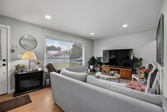 811 E Dalke Ave, Spokane, WA 99208 - living area featuring light wood finished floors and recessed lighting