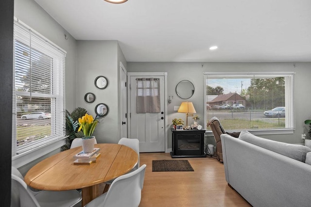 811 E Dalke Ave, Spokane, WA 99208 - dining space with light wood-style floors and recessed lighting