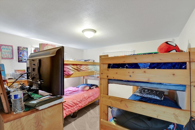 9715 E Nora Ave, Spokane Valley, WA 99206 - carpeted bedroom featuring a textured ceiling