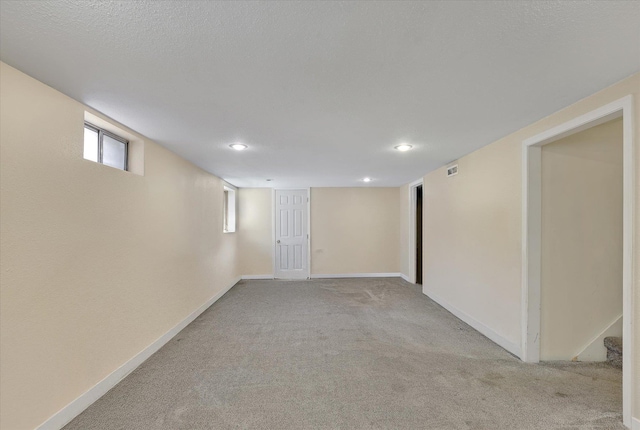 9715 E Nora Ave, Spokane Valley, WA 99206 - basement with carpet floors, recessed lighting, and baseboards