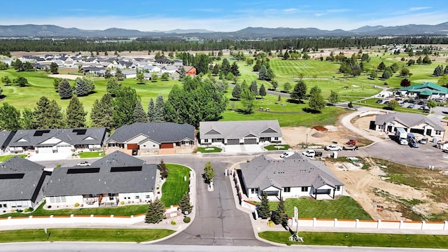 1109 N Country Club Dr Unit 20, Deer Park, WA 99006 - aerial perspective of suburban area featuring mountains and a golf course