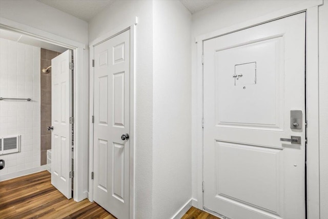 917 E Indiana Ave, Spokane, WA 99207 - doorway to outside with dark wood-style flooring