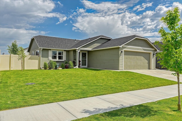 8202 W Quaking Rd, Spokane, WA 99224 - single story home with a garage, driveway, and a shingled roof