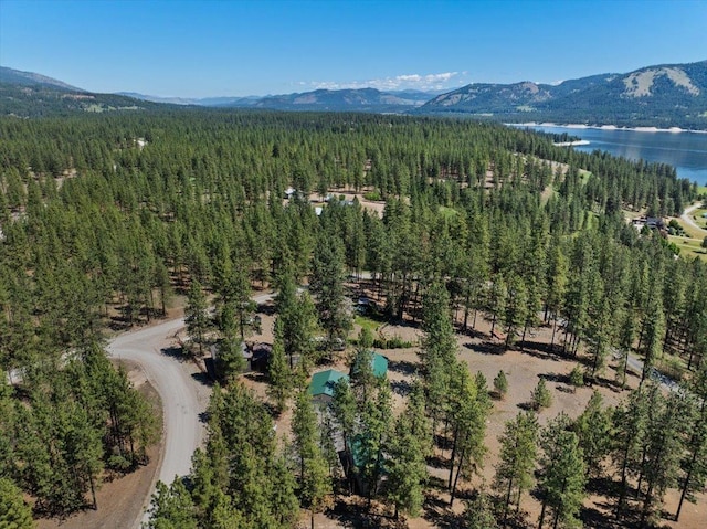 5 Crestview Rd, Kettle Falls, WA 99141 - aerial view of a heavily wooded area and a water and mountain view