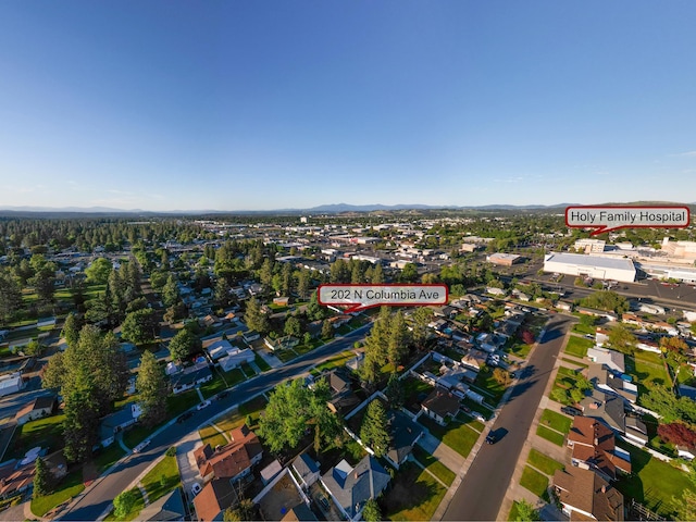 202 W Columbia Ave, Spokane, WA 99205 - aerial view of property's location featuring nearby suburban area
