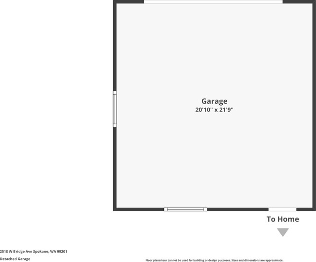 2518 W Bridge Ave, Spokane, WA 99201 - property floor plan