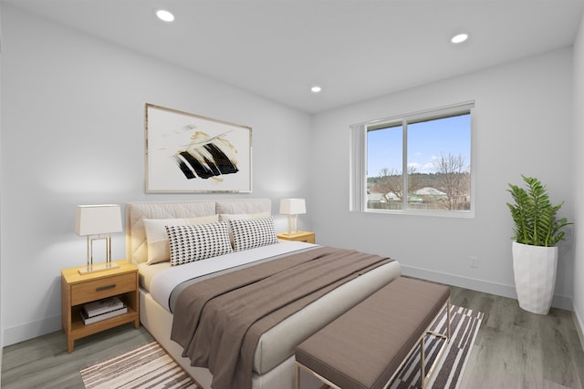 3617 E 1st Ave, Spokane, WA 99202 - bedroom with wood finished floors and recessed lighting