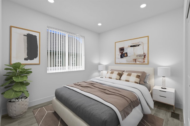 3617 E 1st Ave, Spokane, WA 99202 - bedroom featuring wood finished floors and recessed lighting