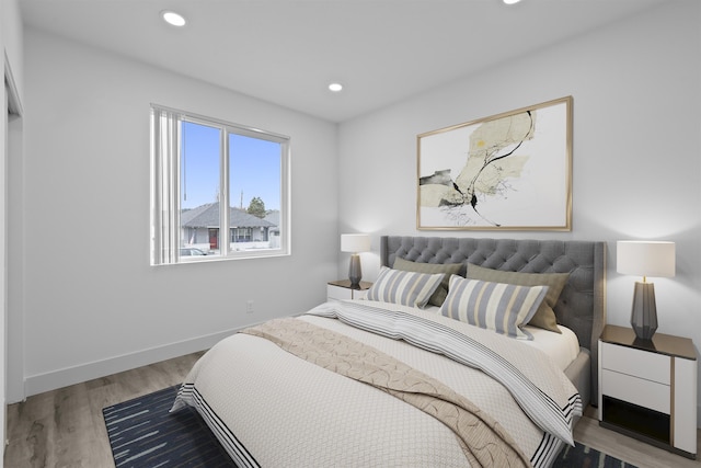 3617 E 1st Ave, Spokane, WA 99202 - bedroom with wood finished floors and recessed lighting