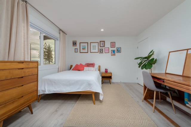 5125 N Ellie Ln, Spokane, WA 99217 - bedroom with light wood-style flooring and recessed lighting
