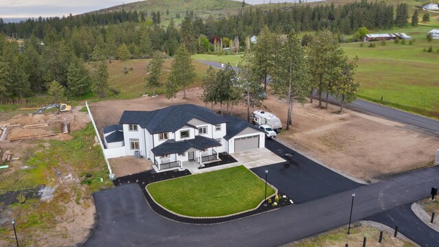 5125 N Ellie Ln, Spokane, WA 99217 - view from above of property with a mountain backdrop