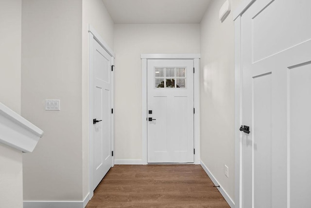 202 S Union Road Building B, Unit 102, Spokane, WA 99206 - doorway to outside with wood finished floors and baseboards