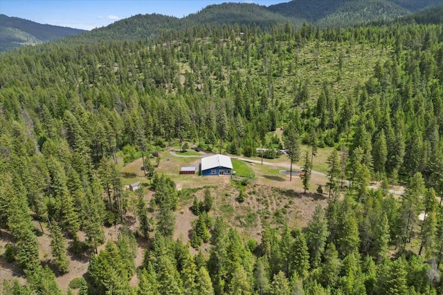 2559F United Copper Mine Rd, Chewelah, WA 99109 - view of property location with a forest and a mountain backdrop