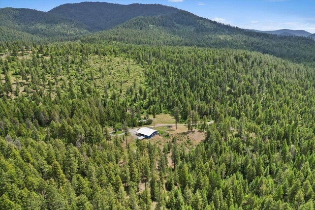 2559F United Copper Mine Rd, Chewelah, WA 99109 - view of property location featuring a forest and a mountain backdrop