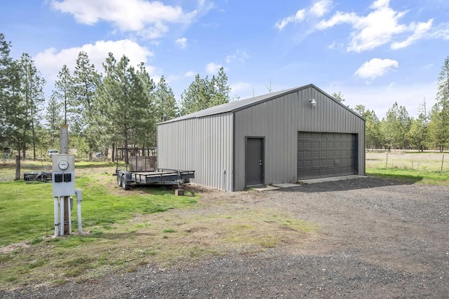 39810 N Hardesty Ln, Elk, WA 99009 - detached garage with driveway