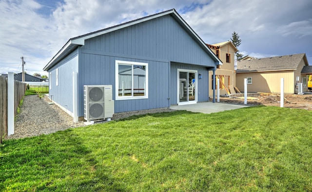 18509 E Michielli Ln, Spokane Valley, WA 99016 - rear view of property with a cooling unit and a patio