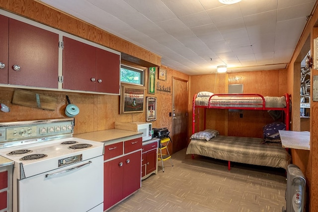 2948 Deep Lake Boundary Rd, Colville, WA 99114 - bedroom with wooden walls and light flooring