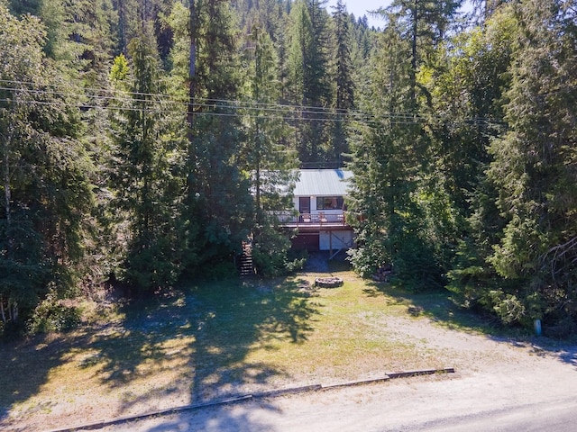 2948 Deep Lake Boundary Rd, Colville, WA 99114 - view from above of property with a heavily wooded area