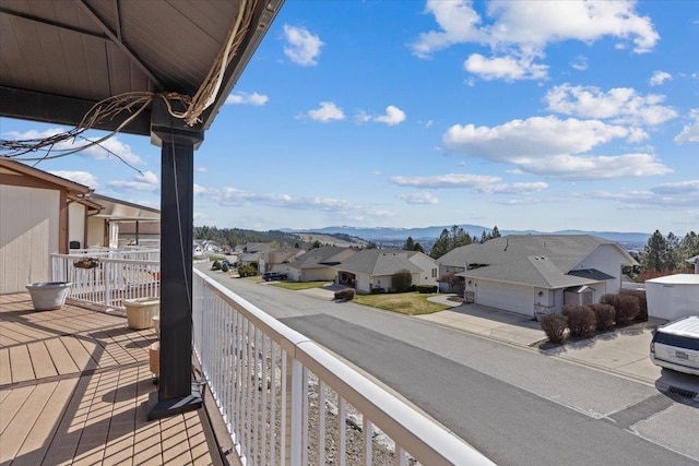 8626 E Sugar Pine Ln, Spokane, WA 99217 - balcony with a residential view and a mountain view