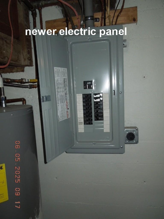 40 E Heroy Ave, Spokane, WA 99207 - utility room with water heater and electric panel