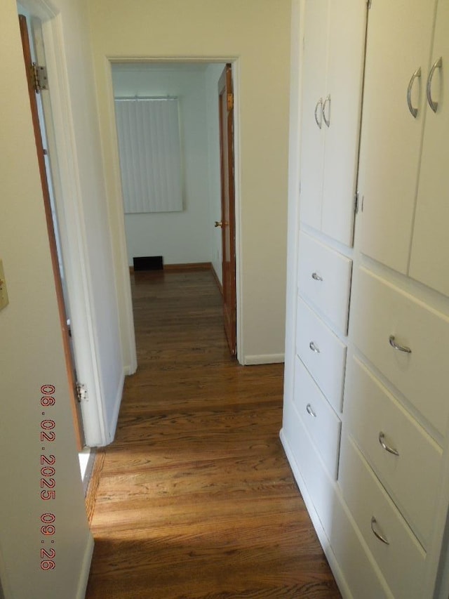 40 E Heroy Ave, Spokane, WA 99207 - corridor featuring dark wood-style floors and baseboards