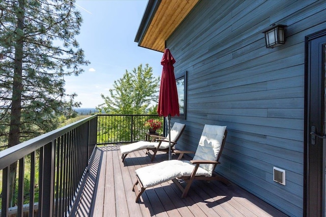 17323 N Lower Greenbluff Rd, Colbert, WA 99005 - view of wooden deck