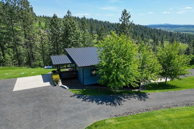 17323 N Lower Greenbluff Rd, Colbert, WA 99005 - view of home's community featuring a view of trees and a lawn