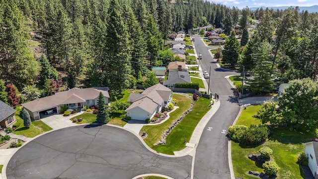 3404 W Excell Ave, Spokane, WA 99208 - aerial perspective of suburban area featuring a heavily wooded area