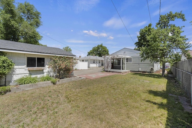 5607 N Elgin St, Spokane, WA 99205 - view of yard featuring a patio area and a pergola