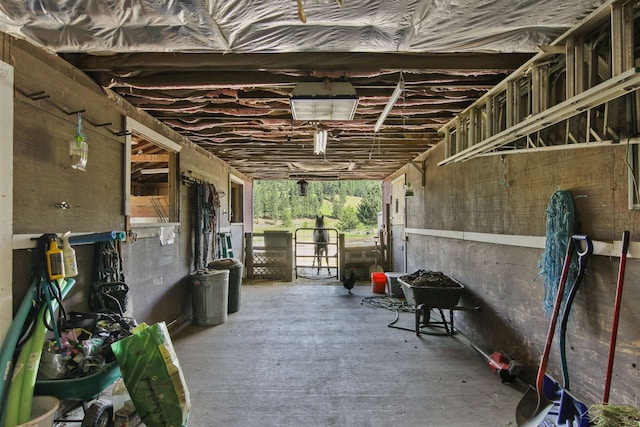 20201 E Lincoln Rd, Otis Orchards, WA 99027 - view of patio featuring an exterior structure and an outbuilding