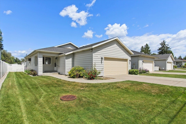11103 E Main Ave, Spokane Valley, WA 99206 - ranch-style home featuring a garage, driveway, and a shingled roof